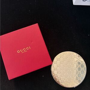 Brand new Gucci Gold Compact Mirror with box